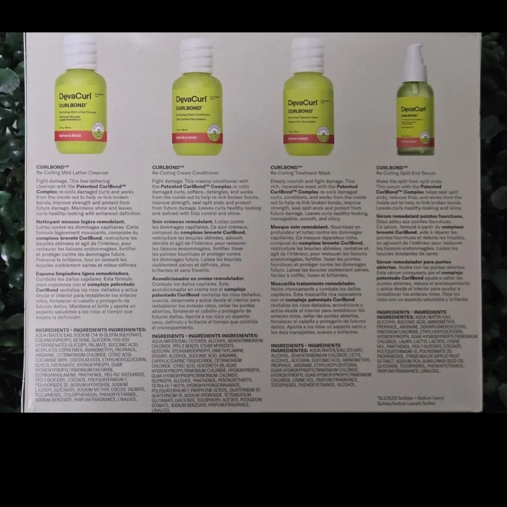​ DevaCurl CurlBond Essential Repair Starter Kit ✨ 4-Piece Set